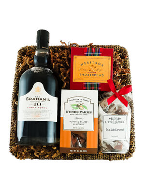 "Graham's 10 Year Old Tawny Port" Gift Basket