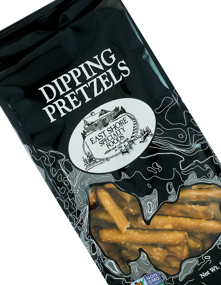 East Shore Specialty Foods Dipping Pretzels 12oz Bag, Hartland