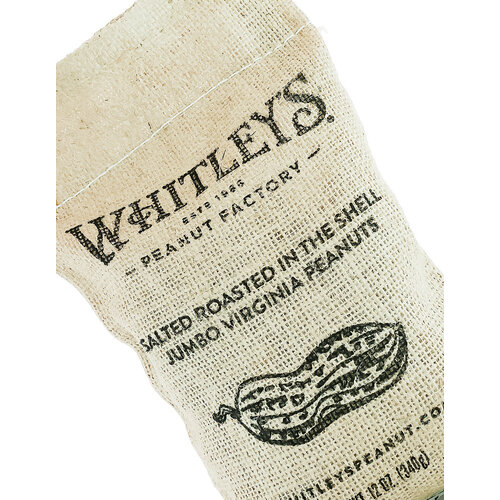 Whitley's Salted Roasted In The Shell Jumbo Virginia Peanuts 12oz Sack, Hayes, Virginia