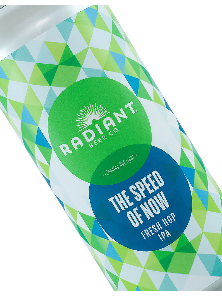 Radiant Beer Co. "The Speed Of Now" Fresh Hop IPA 16oz Can - Anaheim, CA