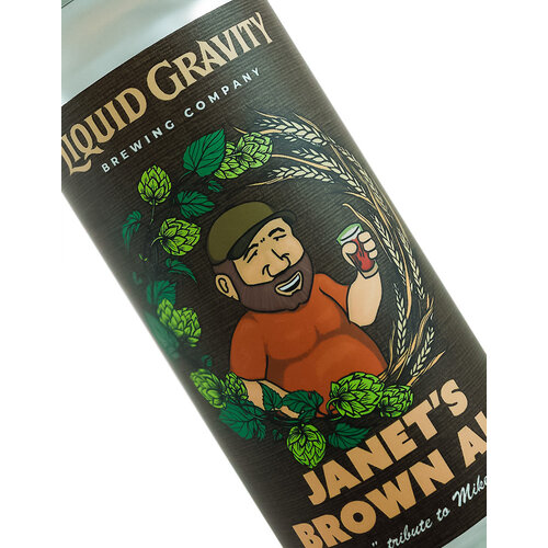 Liquid Gravity Brewing "Janet's Brown Ale" Hoppy Brown Ale 16oz can - San Luis Obispo, CA