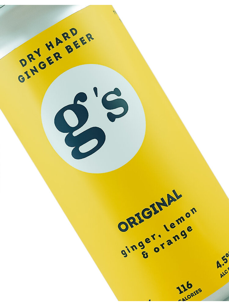 G's "Original" Dry Hard Ginger Beer 16oz can - St. Helena, CA