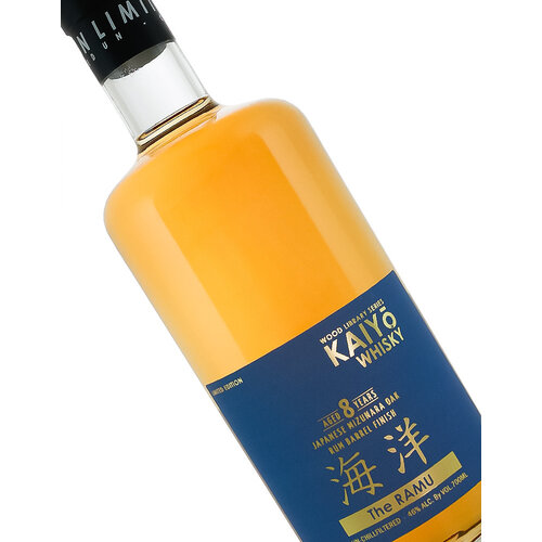 Kaiyo Whisky Wood Library Series "The Ramu" Aged 8 Years Japanese Mizunara Oak Rum Barrel Finish