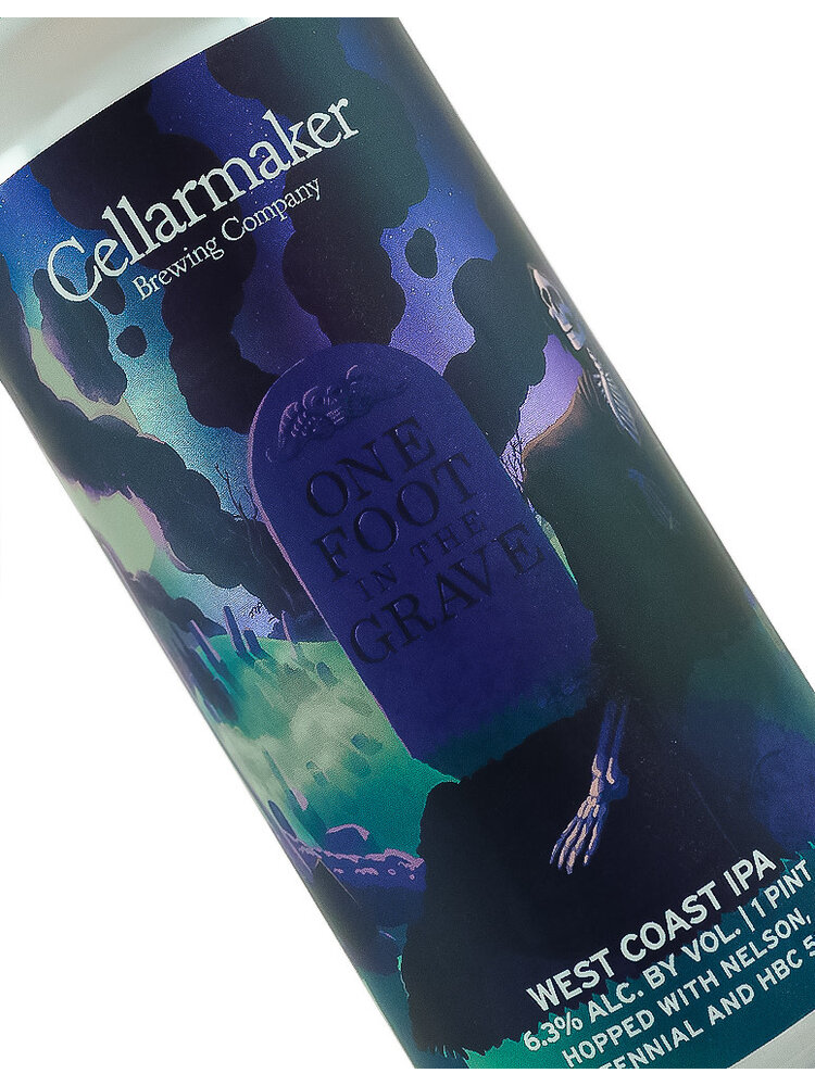 Cellarmaker Brewing "One Foot In The Grave" West Coast IPA 16oz Can - Oakland, CA