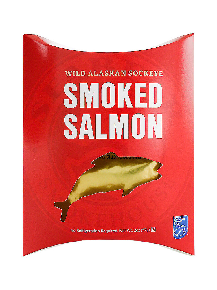 SeaBear Smokehouse Wild Alaskan Sockeye Smoked Salmon 2oz