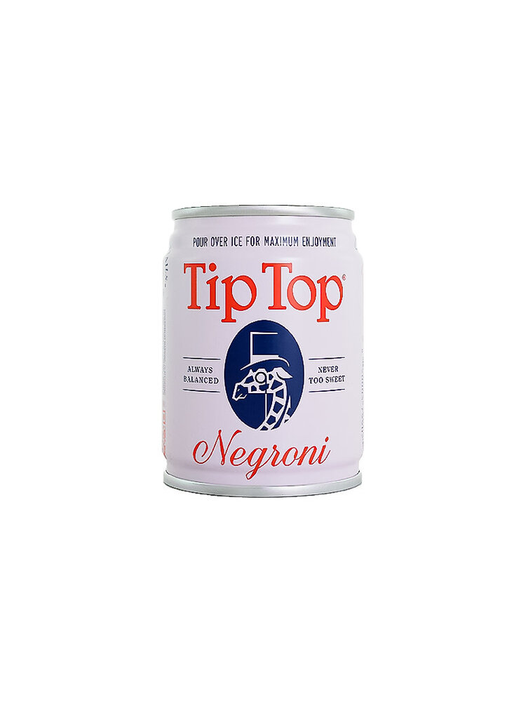Tip Top "Negroni" Cocktail In A Can 100ml, Temperance, Michigan