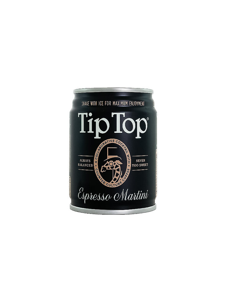 Tip Top Espresso Martini 100ml Can, Temperance, Michigan
