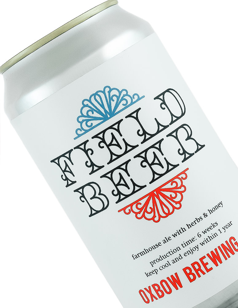 Oxbow Brewing "Field Beer" Farmhouse Ale 12oz can Newcastle, ME The