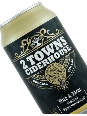 2 Towns Ciderhouse/Rogue Dead Guy Whiskey "Nice & Neat" Oak Aged Spied Imperial Apple 12oz can - Corvallis, OR
