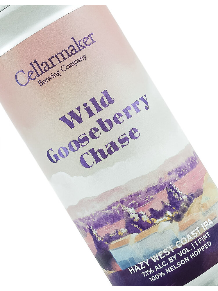Cellarmaker Brewing "Wild Gooseberry Chase" Hazy West Coast IPA 16oz can - Oakland, CA