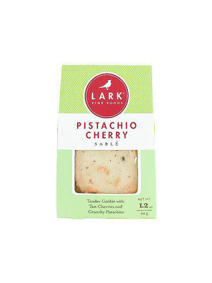 Lark Pistachio Cherry Sable Cookies 1.2oz