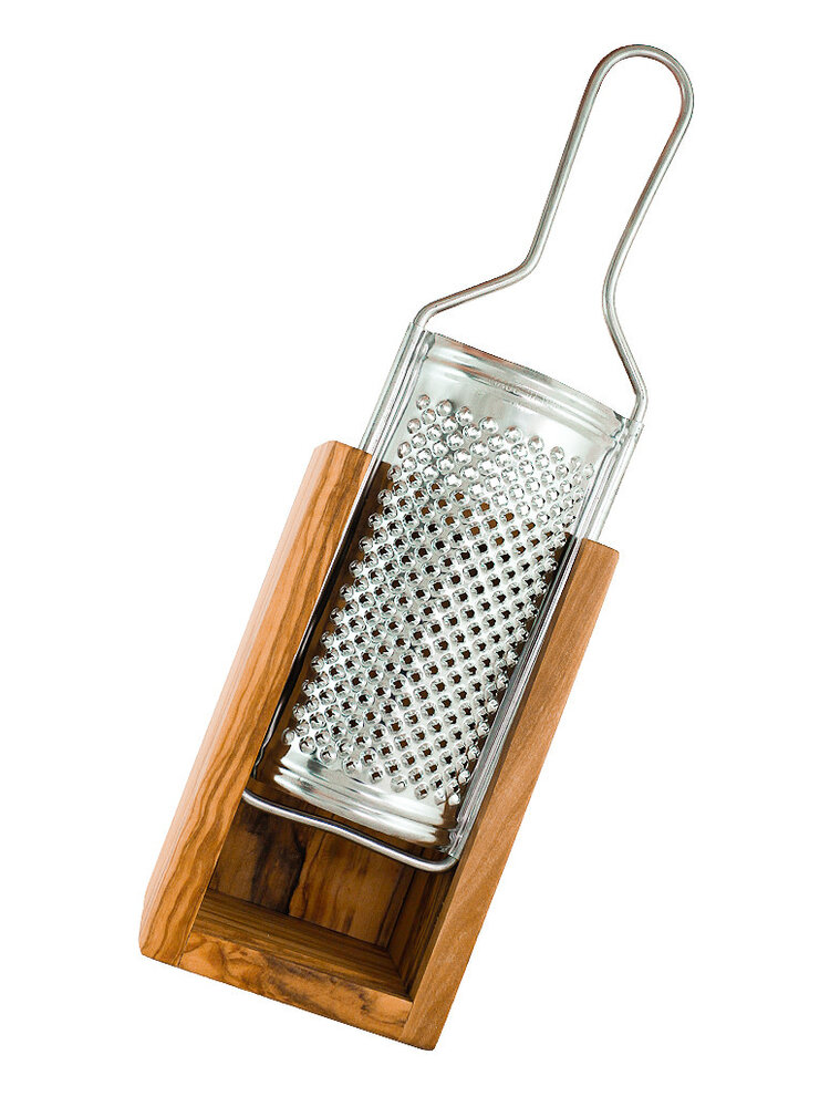 Berard Cheese Grater With Olive Wood Holder, France