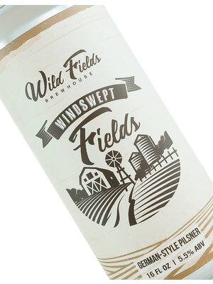 Wild Fields Brewhouse "Windswept Fields" German Style Pilsner 16oz Can - Atascadero, CA