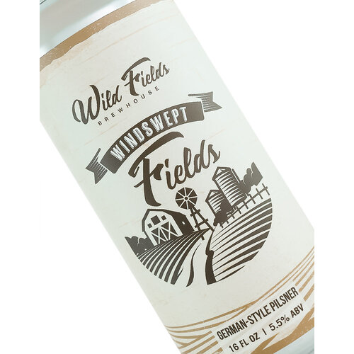 Wild Fields Brewhouse "Windswept Fields" German Style Pilsner 16oz Can - Atascadero, CA Wild Fields Brewhouse "Windswept Fields" German Style Pilsner 16oz Can - Atascadero, CA