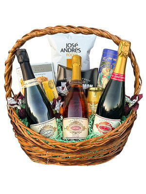 "Champagne Heaven" Three Bottle R.H Coutier Grand Cru Gift Basket