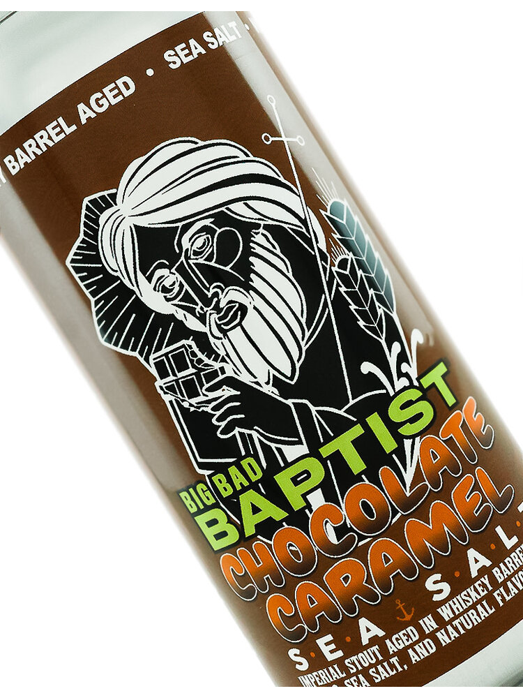 Epic Brewing "Big Bad Baptist Chocolate Caramel" Imperial Stout Aged In Whiskey Barrels 16oz can - Salt Lake City, UT