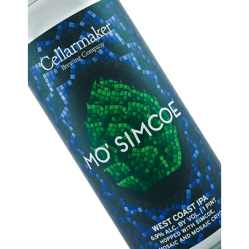 Cellarmaker Brewing "Mo' Simcoe" West Coast IPA 16oz Can - Oakland, CA Cellarmaker Brewing "Mo' Simcoe" West Coast IPA 16oz Can - Oakland, CA