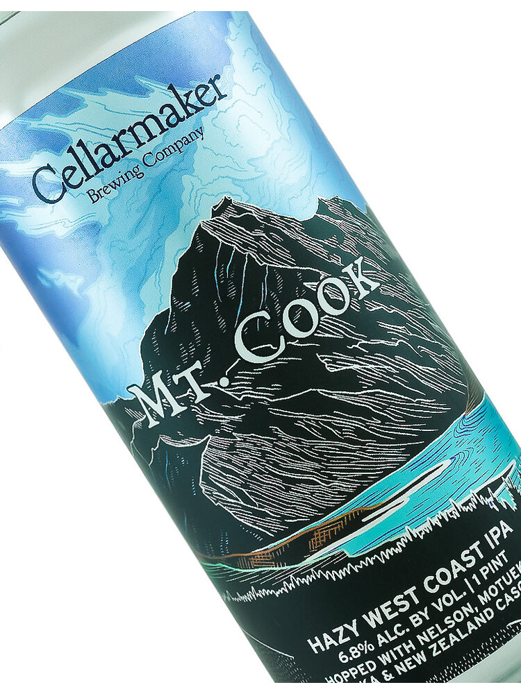 Cellarmaker Brewing "Mt. Cook" Hazy West Coast IPA 16oz Can - Oakland, CA