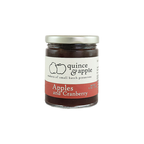 Quince & Apple Apples and Cranberry Preserves 6oz Jar, Wisconsin