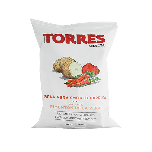 Torres De La Vera Smoked Paprika Potato Chips 1.76oz, Spain