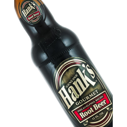Hank's Gourmet Root Beer Soda 12oz Bottle, Pennsylvania Hank's Gourmet Root Beer Soda 12oz Bottle, Pennsylvania