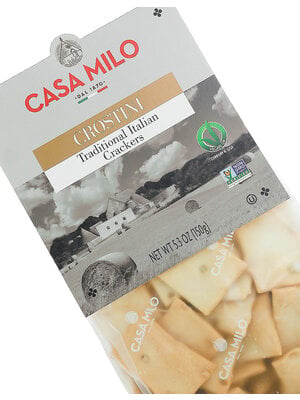 Casa Milo Crostini Traditional Italian Crackers 5.3oz Bag, Italy