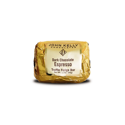 John Kelly 1 Piece Dark Chocolate Espresso Truffle Fudge Bar 1.7oz, Los Angeles, California John Kelly 1 Piece Dark Chocolate Espresso Truffle Fudge Bar 1.7oz, Los Angeles, California