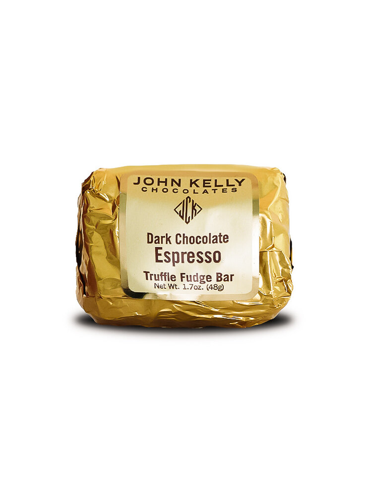 John Kelly 1 Piece Dark Chocolate Espresso Truffle Fudge Bar 1.7oz, Los Angeles, California
