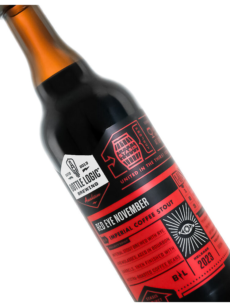 Bottle Logic Brewing "Red Eye November" Barrel Aged Imperial Coffee Stout 500ml Bottle - Anaheim, CA