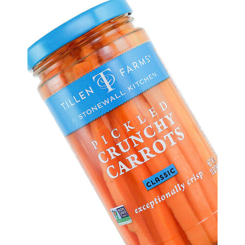 Tillen Farms Pickled Crunchy Carrots 12oz Jar, Washington