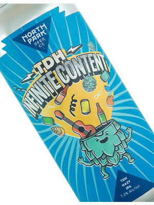North Park Beer "TDH Infinitely Content" TDH Hazy IPA 16oz Can - San Diego, CA