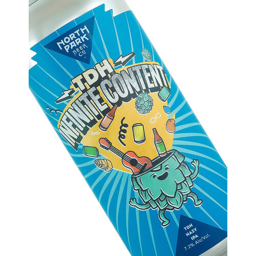 North Park Beer "TDH Infinitely Content" TDH Hazy IPA 16oz Can - San Diego, CA