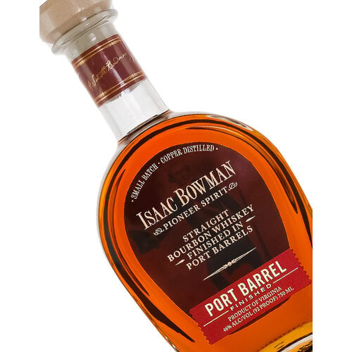 A. Smith Bowman Distillery "Isaac Bowman" Straight Bourbon Whiskey - Port Barrel Finished, Fredericksburg, Virginia