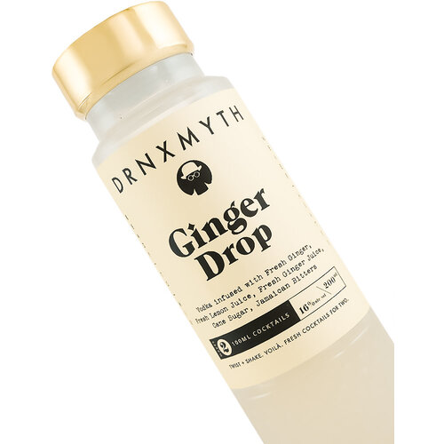 DrnxMyth "Ginger Drop" Vodka Infused Cocktail 200ml Bottle