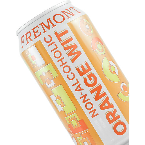 Fremont Brewing "Orange Wit" Non-Alcoholic 12oz can - Seattle, WA