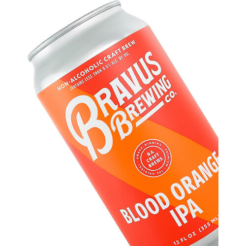 Bravus Brewing "Blood Orange" Non-Alcoholic IPA 12oz can - Anaheim, CA
