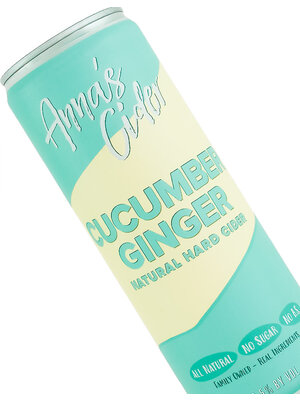 Anna's Cider "Cucumber Ginger" Natural Hard Cider 12oz can - Ojai, CA