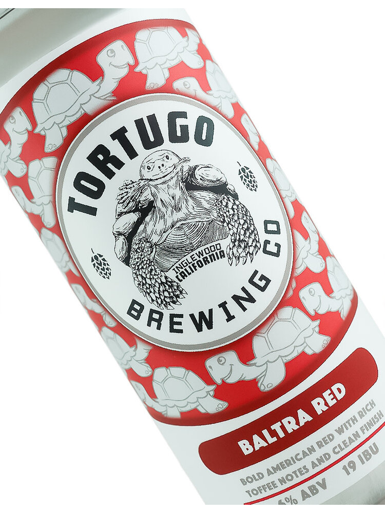 Tortugo Brewing "Baltra Red" Bold American Red 16oz can - Inglewood, CA