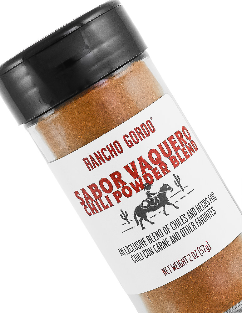 Rancho Gordo “Sabor Vaquero” Chili Powder Blend 2oz Jar, Napa