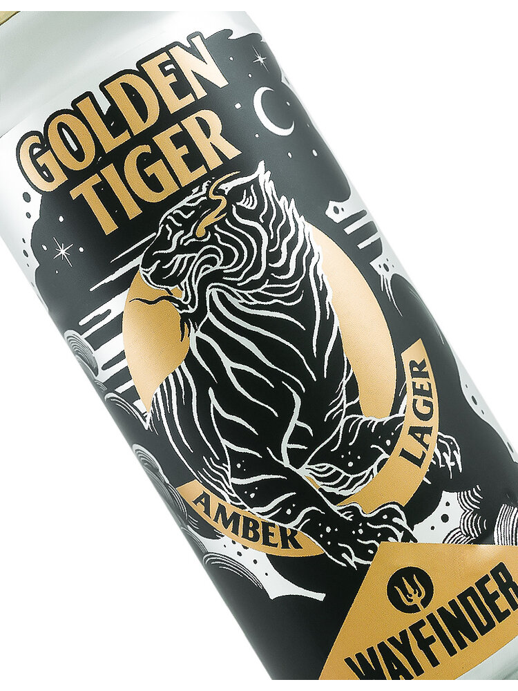 Wayfinder Beer/Heater Allen/Bierstadt Lagerhaus "Golden Tiger" Czech-Style Amber Lager 16oz Can - Portland, OR