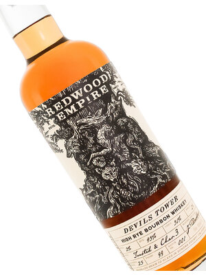 Redwood Empire "Devils Tower" High Rye Bourbon Whiskey, California