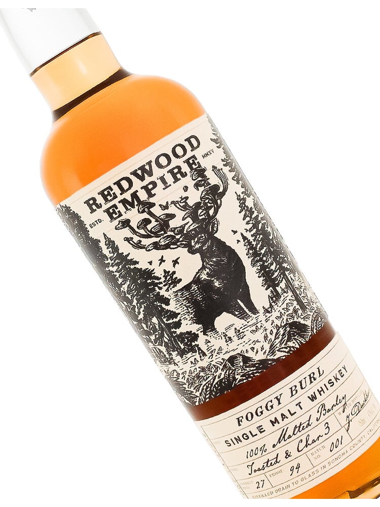 Redwood Empire "Foggy Burl" Single Malt Whiskey, California