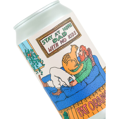 Fat Orange Cat Brew "Stay At Home Dad With No Kids" New England Style India Pale Ale 12oz can - North Haven, CT
