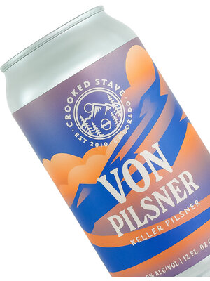 Crooked Stave "Von Pilsner" Pilsner 12oz can - Denver, CO