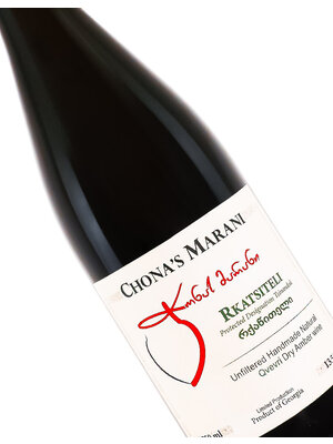 Chona's Marani 2021 Rkatsiteli Natural Qvevri Dry Amber Wine, Georgia