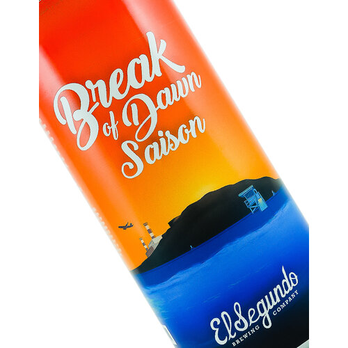 El Segundo Brewing "Break Of Dawn" Saison 16oz can - El Segundo, CA