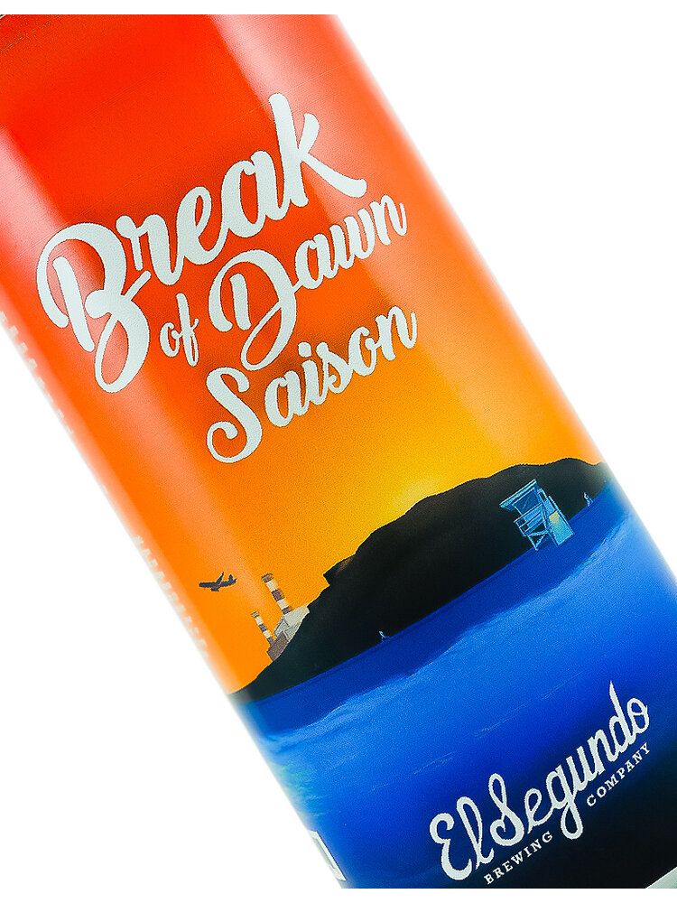 El Segundo Brewing "Break Of Dawn" Saison 16oz can - El Segundo, CA