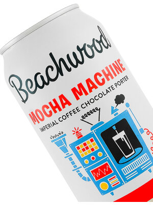 Beachwood Brewing "Mocha Machine" Imperial Coffee Chocolate Porter 12oz can - Huntington Beach, CA