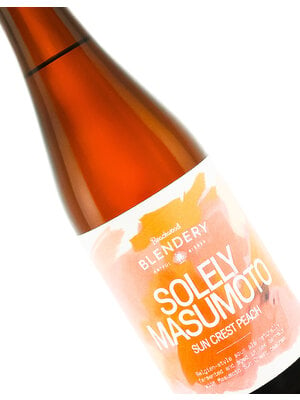 Beachwood Blendery "Solely Masumoto Sun Crest Peach" Belgian-Style Sour Ale 500ml bottle - Long Beach, CA
