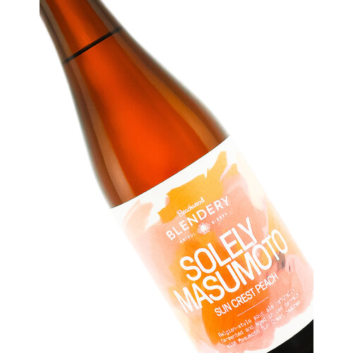 Beachwood Blendery "Solely Masumoto Sun Crest Peach" Belgian-Style Sour Ale 500ml bottle - Long Beach, CA